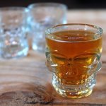Mivemi Panák Lebka Doomed 4 x 60 ml – Zboží Dáma