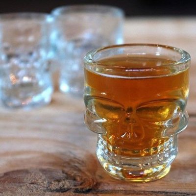 Mivemi Panák Lebka Doomed 4 x 60 ml – Zboží Dáma