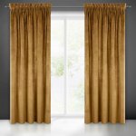 EUROFIRANY ZATEMŇOVACÍ ZÁVĚS NA PÁSCE VILLA 140X270 CM MEDOVÁ – Hledejceny.cz