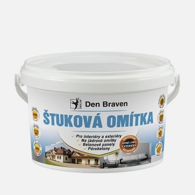 Štuková omítka kbelík 4 kg bílá – Zbozi.Blesk.cz
