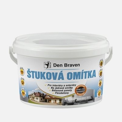 Štuková omítka kbelík 4 kg bílá