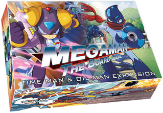 Jasco Games Mega Man Board Game Time Man and Oil Man Expansion