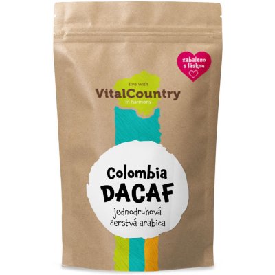 Vital Country Colombia Decaffeinated bezkofeinová 1 kg