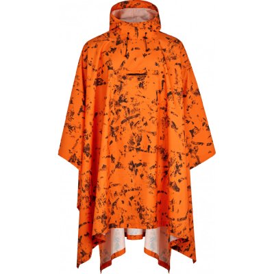 Seeland Taxus Camo InVis poncho do deště oranžové – Zboží Mobilmania