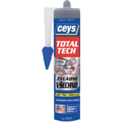 CEYS total tech šedý lepící tmel 290 ml – Hledejceny.cz