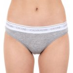Calvin Klein Calvin Klein Tanga CK One šedá – Zboží Dáma