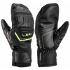 Dětské rukavice Leki WCR Team 3D Junior Mitt black-ice lemon