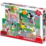 Dudlu Mickey a Minnie sportovci 3x55 dílků – Zboží Mobilmania