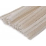 Chlupaté drátky na tvoření Ø6 mm délka cca 30 cm - krémová nejsvět. (20 ks) – Zboží Mobilmania