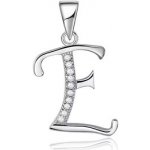 Nubis Stříbrný přívěšek iniciála písmeno NB 4495 M – Zboží Mobilmania