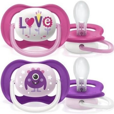 Avent Philips Ultra Air Animals I Love Papa lila růžová – Zboží Mobilmania