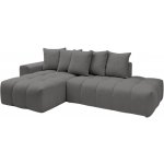 Bobochic Paris Tmavě šedá rohová pohovka Mont-Blanc 313 cm, levá – Zbozi.Blesk.cz