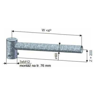 Výložník GD 1-500/ Z přímý – Hledejceny.cz
