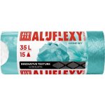 Alufix Pytle Aluflexy stahovací 35l 28µm 15ks tyrkysová – Sleviste.cz