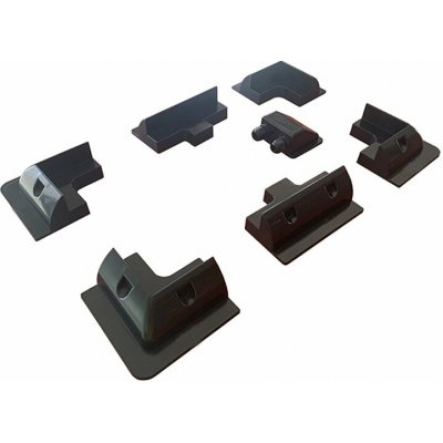 Xtend Solarmi držák pro solární panely 7ks černý Držák, plastový, pro solární panely, 4x rohový, 2x boční, 1x průchodka, černý, sada 7ks SCDRP7B – Hledejceny.cz