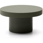 Kave Home Aiguablava 90 cm zahradní konferenční stolek Zelený cementový – Hledejceny.cz