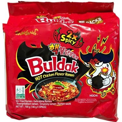 Samyang Pikantní kuřecí ramen Buldak 2x Extra pikantní 700 g – Zboží Dáma