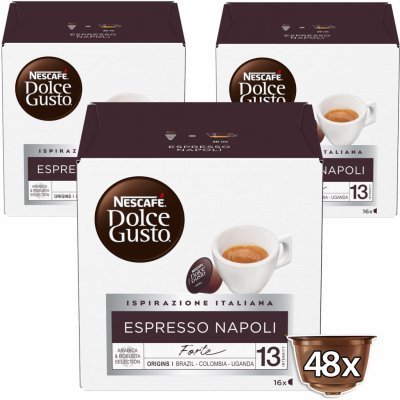 Nescafé Dolce Gusto Espresso Napoli karton 3 x 16 ks – Zbozi.Blesk.cz
