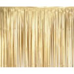 Party závěs zlatý 90 x 250 cm – Zboží Dáma