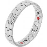 Šperky eshop z oceli stříbrná matné články s lesklými dekoracemi magnety SP18.16 – Hledejceny.cz