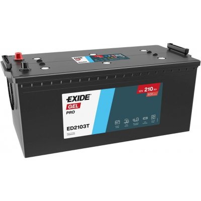 Exide Endurance+PRO GEL EX 12V 210Ah 800A ED2103T – Sleviste.cz