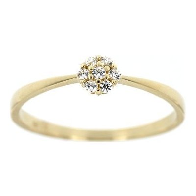 Zlatnictví U Kostela dámský zlatý prsten kytička 4391 – Zbozi.Blesk.cz