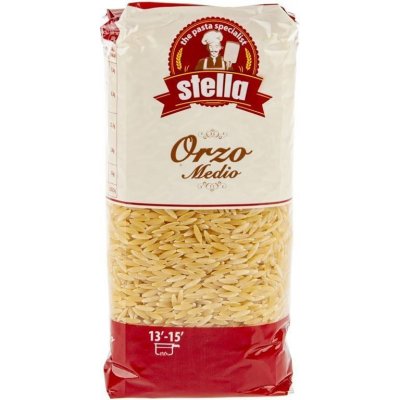 Stella Těstovinová rýže Orzo Medio 0,5 kg – Zboží Mobilmania