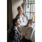 Fable England Into Wolf Garden teplý šál s třásněmi námořnická modř – Sleviste.cz