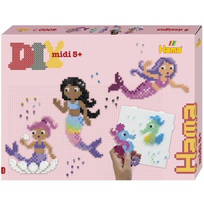 HAMA Velká dárková sada Mořské panny MIDI – Zboží Mobilmania