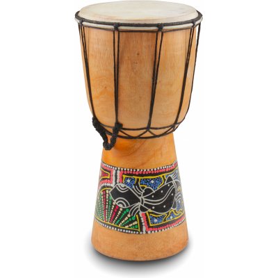 Dřevěný buben - Djembe malovaný 30 cm