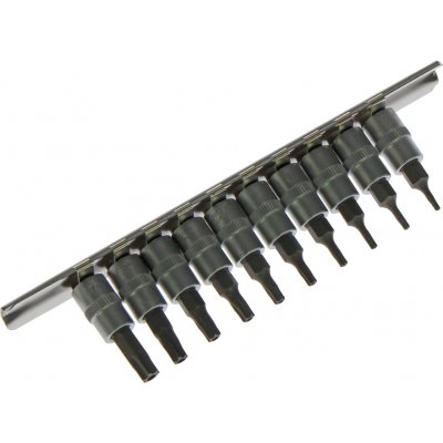 Condor hlavice zástrčné 1/4", Torx T7 - T40, vrtané, sada 10 dílů - 100-04335 – Sleviste.cz