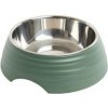 Miska, napáječka, zásobník KRUUSE Miska melamin Frosted Ripple Bowl zelená BUSTER 0,7 l