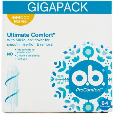 O.B. hygienický tampon Pro Comfort Normal 64 ks – Zboží Mobilmania