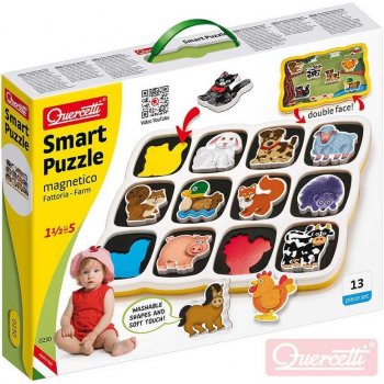Quercetti Smart Puzzle magnetico Farm 0230