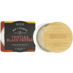 SCOTTISH FINE SOAPS Thistle & Black Pepper Tuhé mýdlo na holení (náplň), 100 g – Zboží Dáma