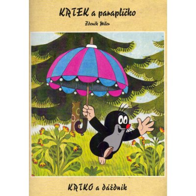 Krtek a paraplíčko omalovánky A4 – Zboží Mobilmania