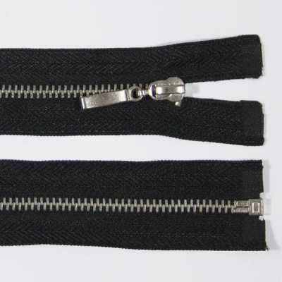 Zip kovový 3mm chrom délka 55cm, barva 332 (dělitelný) – Zboží Dáma