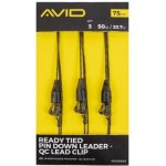 Avid Carp Montáž Ready Tied Pindown Leader QC Lead Clip 3 ks – Zboží Mobilmania