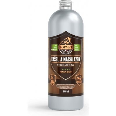 Topvet Kašel a nachlazení sirup pro koně 1000 ml – HobbyKompas.cz