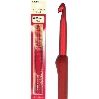 Ergonomický háček Tulip Etimo Red 6mm – Sleviste.cz