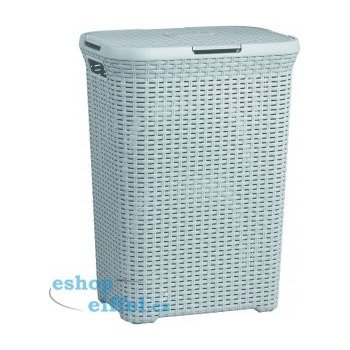 Curver Style Rattan 60 l světle šedý