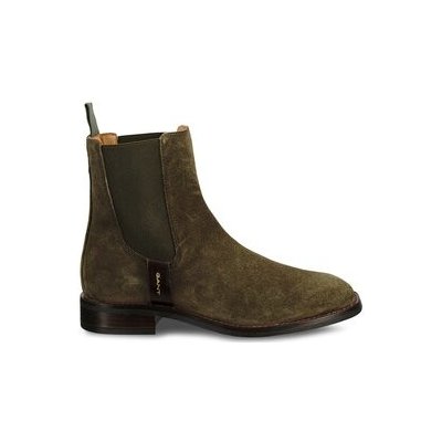 Gant kotníková obuv s elastickým prvkem Fayy Chelsea Boot 27553384 Dark Olive – Hledejceny.cz