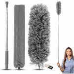 Cadro Metla na prach pavučin teleskopická 280 cm prachovka + 2 vyměnitelné nástavce – Zboží Dáma