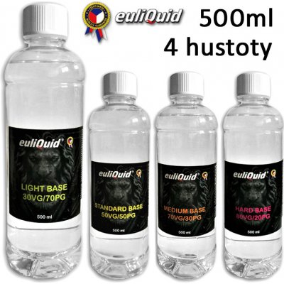 EuliQuid Báze bez nikotinu PG50/VG50 0mg 500ml 1ks