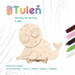 WoodBorn Tuleň Dřevěná 3D omalovánka – Hledejceny.cz