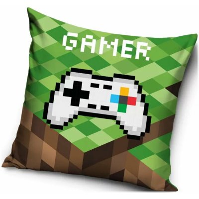 Carbotex polštář Minecraft Gamer 40x40 – Hledejceny.cz