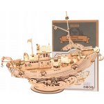 Robotime Rolife 3D dřevěné puzzle Rybářská loď 104 ks – Hledejceny.cz