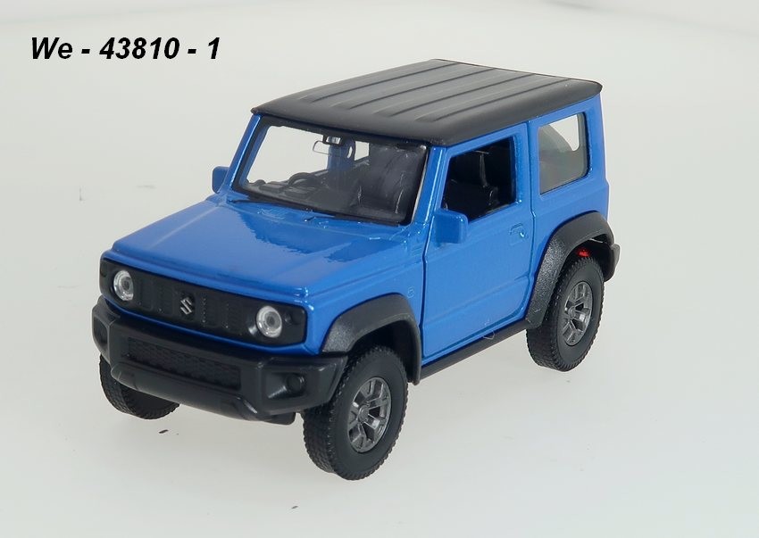 Welly Suzuki Jimny code 43810 modely aut modrá 1:34