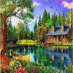 Gaira Diamantové malování Srub D1106 – Sleviste.cz