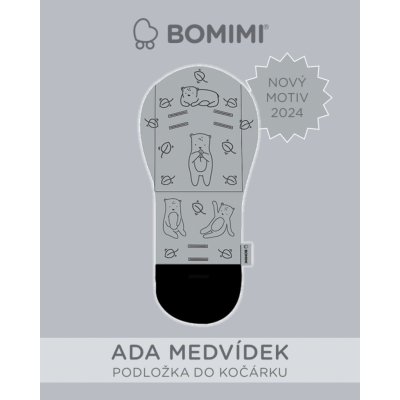 Bomimi ADA Podložka MEDVĚD grey – Zboží Dáma